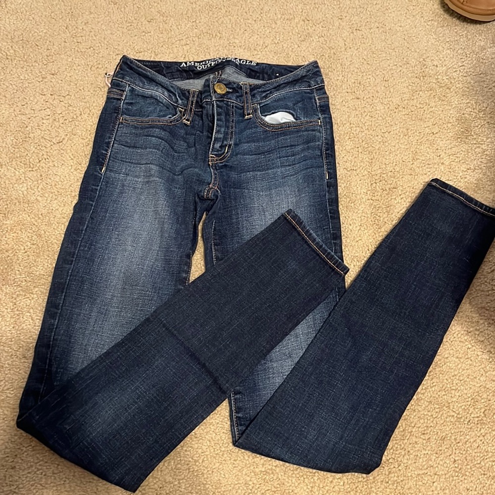 American Eagle Outfitters Super Stretch Dark Wash Jeans